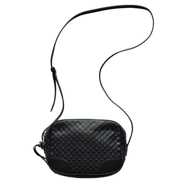 Gucci Microguccissima Mini Bree Messenger Bag Black (Pre-owned) 9H6T8KC