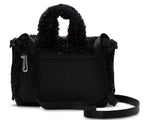 Load image into Gallery viewer, Nike Mini Faux Fur Crossbody Bag (Black Shimmer)
