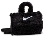 Load image into Gallery viewer, Nike Mini Faux Fur Crossbody Bag (Black Shimmer)

