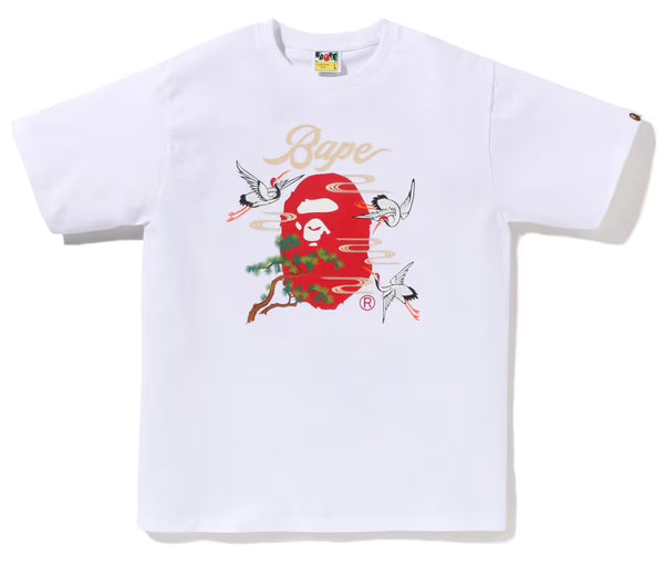 BAPE Japanese Crane Tee White