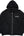 Chrome Hearts Scroll Logo Zip Up Hoodie Black