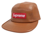 Load image into Gallery viewer, Supreme Leather Camp Cap Brown (FW15) BNEW / RARE
