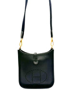 Load image into Gallery viewer, Hermès Taurillon Clemence Evelyne TPM Black (Like new) YCG94G3
