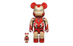 Load image into Gallery viewer, Bearbrick World Wide Tour 3 Iron Man Mark 85 Chrome Ver. 100% &amp; 400%
