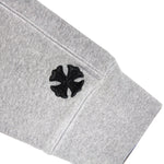 Load image into Gallery viewer, Chrome Hearts GRP Y NOT Leather Patchwork Grey Hoodie
