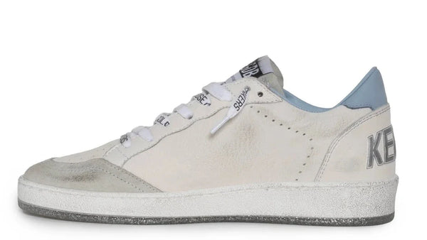 Golden Goose Ball Star White Blue Fog Silver (Women's)