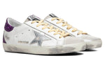 Load image into Gallery viewer, Golden Goose Super-Star Sneakers White Ice Silver Purple (Women's)
