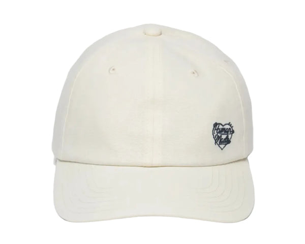 Human Made 6 Panel Linen Cap - White