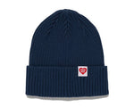 Load image into Gallery viewer, Human Made Cotton Rib Beanie Navy
