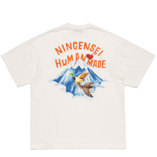 Human Made Gninggensei WA Graphic T-shirt White