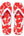 Human Made Beach Sandal Red