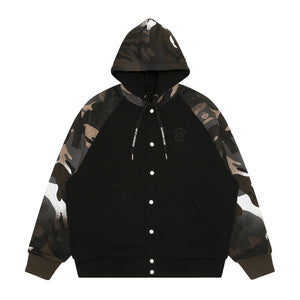 AAPE REVERSIBLE BUTTON HOODIE AAPSWMA395XXL