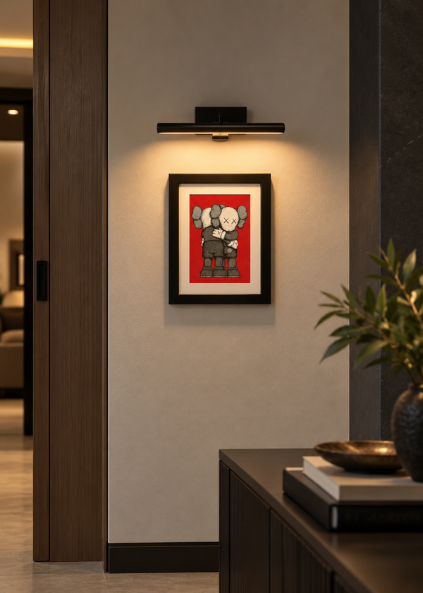 Kaws Christmas Holiday Cards Framed (Black)