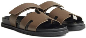 Hermes Chypre Sandal Leather Brown (Women's)