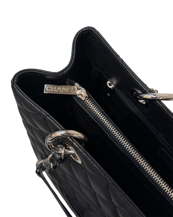 Chanel Black Caviar Quilted Leather Grand Shopping Tote Bag (LIKE NEW) 3JVWXRC