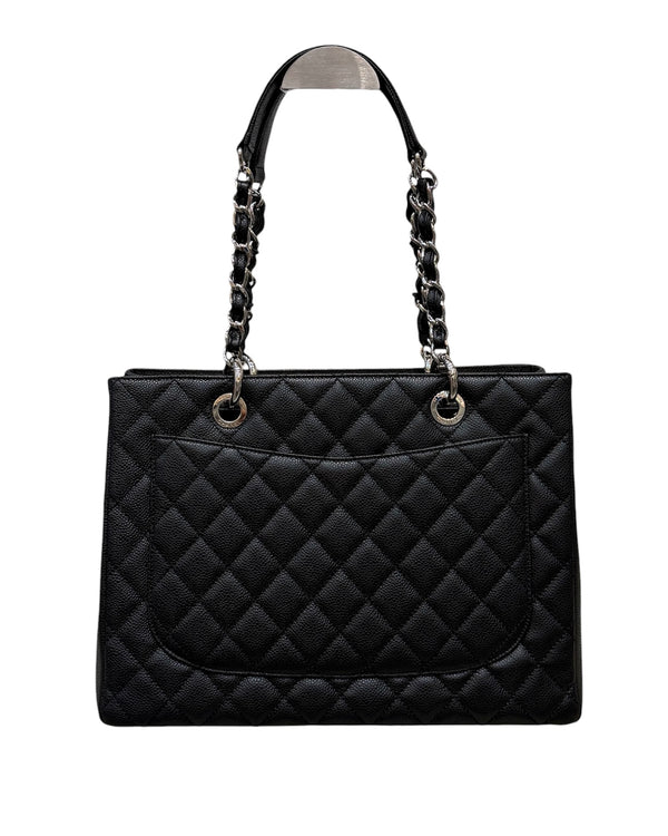 Chanel Black Caviar Quilted Leather Grand Shopping Tote Bag (LIKE NEW) 3JVWXRC