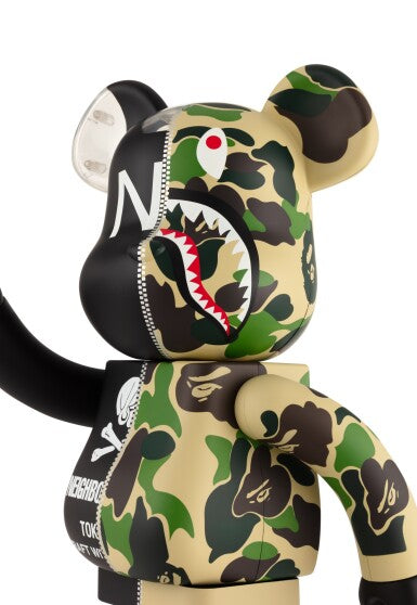 Bearbrick x A Bathing Ape x Neighborhood 1000% Multi – shoegamemanila Bearbrick x A Bathing Ape x Neighborhood 1000% Multi – shoegamemanila
