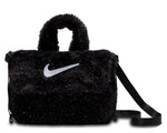 Load image into Gallery viewer, Nike Mini Faux Fur Crossbody Bag (Black Shimmer)
