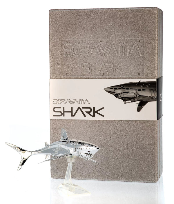 Hajime Sorayama Shark 1/10 Scale Vinyl Figure Silver