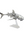 Hajime Sorayama Shark 1/10 Scale Vinyl Figure Silver