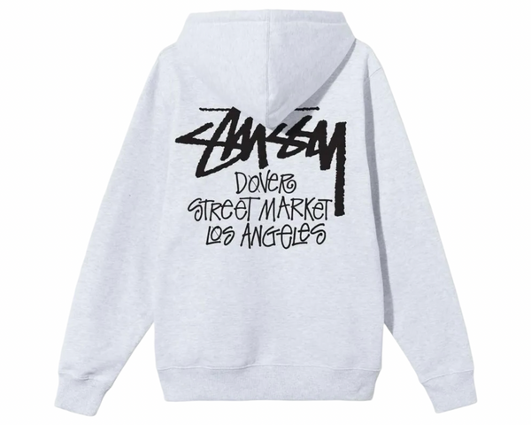 Stussy Stock DSM Los Angeles Ash Heather Hoodie