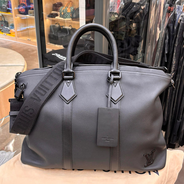 Louis Vuitton Aerogram Lock it Handbag Black (Like New) Complete