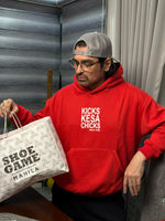 Load image into Gallery viewer, Kicks Kesa Chicks Master Sniffy Hoodie Red
