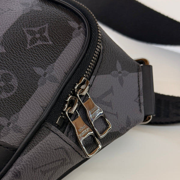 Louis Vuitton x NIGO Monogram Eclipse Stripes LV Heart Modular Sling Bag (Like New) 3CJ8KXB