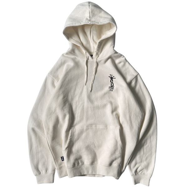 Stussy Big S USA LCB Hoodie White