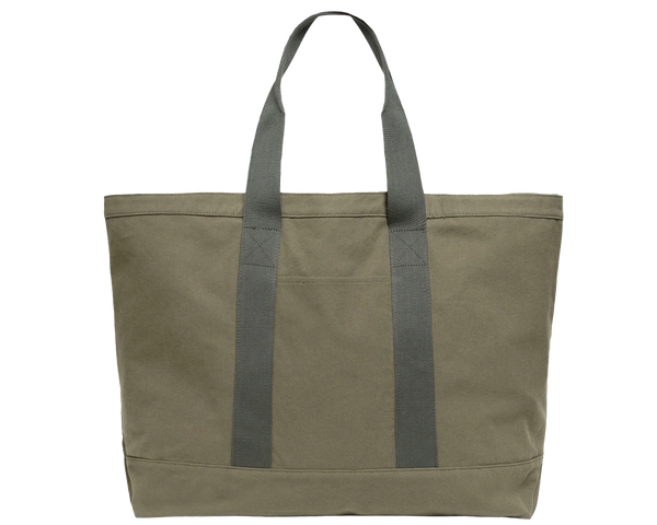 Stussy Canvas Extra Large Tote Bag Green
