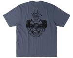 Load image into Gallery viewer, Stussy Built to Last Tee Pigment Dyed Navy

