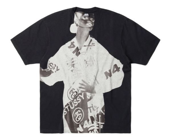 STUSSY ステューシー LADY PARIS PIG. DYED TEE M Stüssy: Men's Lady Paris Pigment Dyed T-Shirt (Natural) | DSMNY E-SHOP