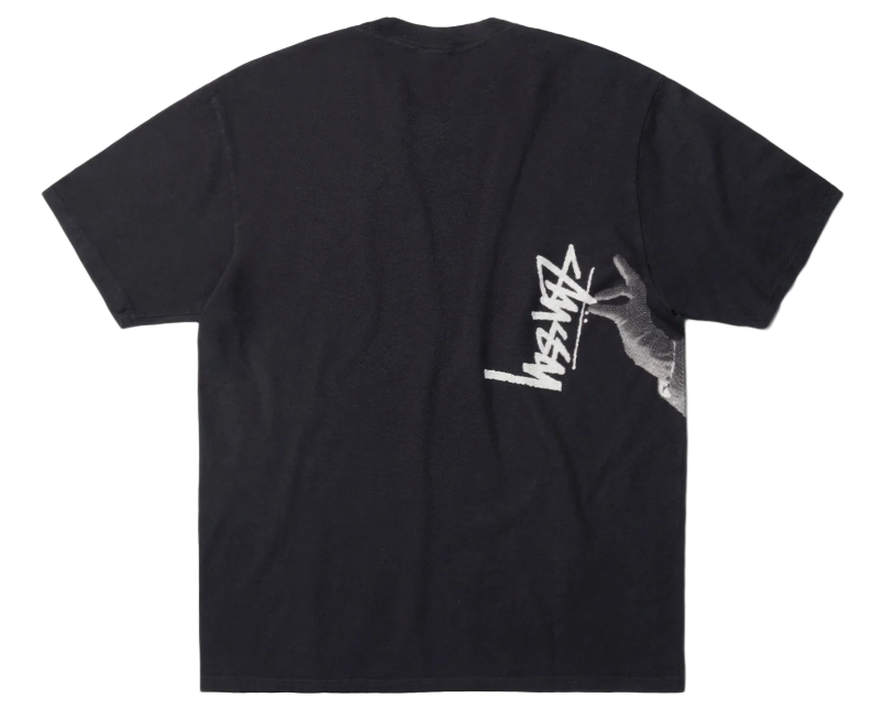 STUSSY ステューシー LADY PARIS PIG. DYED TEE M Stussy Lady Paris Pig. Dyed Tee Faded Black – shoegamemanila