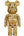 Bearbrick x BAPE x Hajime Sorayama Camo Shark 1000% Gold