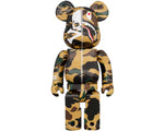 Load image into Gallery viewer, Bearbrick Mastermind vs Bape(R) 1000% Yellow Camo
