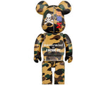 Load image into Gallery viewer, Bearbrick Mastermind vs Bape(R) 1000% Yellow Camo
