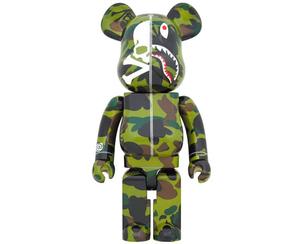 Bearbrick BAPE x Mastermind 1000% Green Camo
