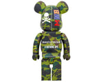 Load image into Gallery viewer, Bearbrick BAPE x Mastermind 1000% Green Camo
