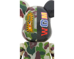 Load image into Gallery viewer, Bearbrick x BAPE ABC Camo Shark 1000% Clear Green
