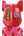 Bearbrick x BAPE ABC Camo Shark 1000% Clear Red
