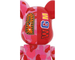 Load image into Gallery viewer, Bearbrick x BAPE ABC Camo Shark 1000% Clear Red
