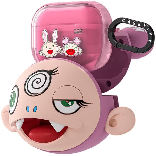 Takashi Murakami x CASETiFY Kaikai Airpods Pro 2 Case Pink