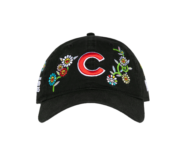 New Era x Takashi Murakami x MLB World Tour Tokyo Series 2025 New Era 9Twenty Cubs Strapback Hat Black