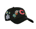 Load image into Gallery viewer, New Era x Takashi Murakami x MLB World Tour Tokyo Series 2025 New Era 9Twenty Cubs Strapback Hat Black
