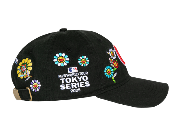 New Era x Takashi Murakami x MLB World Tour Tokyo Series 2025 New Era 9Twenty Cubs Strapback Hat Black