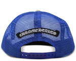 Load image into Gallery viewer, Chrome Hearts Eyechart Trucker Hat Blue/White/Red
