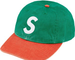 Load image into Gallery viewer, Supreme Pigment Coated 2-Tone S Logo 6-Panel Green
