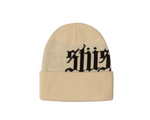 Load image into Gallery viewer, Stussy Cuff Beanie Old English Stone
