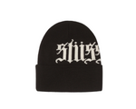 Load image into Gallery viewer, Stussy Cuff Beanie Old English Black
