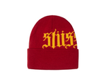 Load image into Gallery viewer, Stussy Cuff Beanie Old English Scarlet

